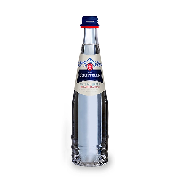 Вода питьевая природная Cristelle (Кристель) 0,33 л, без газа, (стекло) уп. 12 шт. от магазина Vitarel
