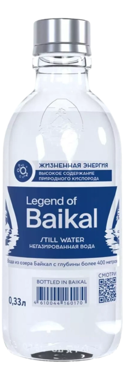 Вода "Легенда Байкала" 0.33 литра негазированная (стекло) уп. 24 шт. от магазина Vitarel