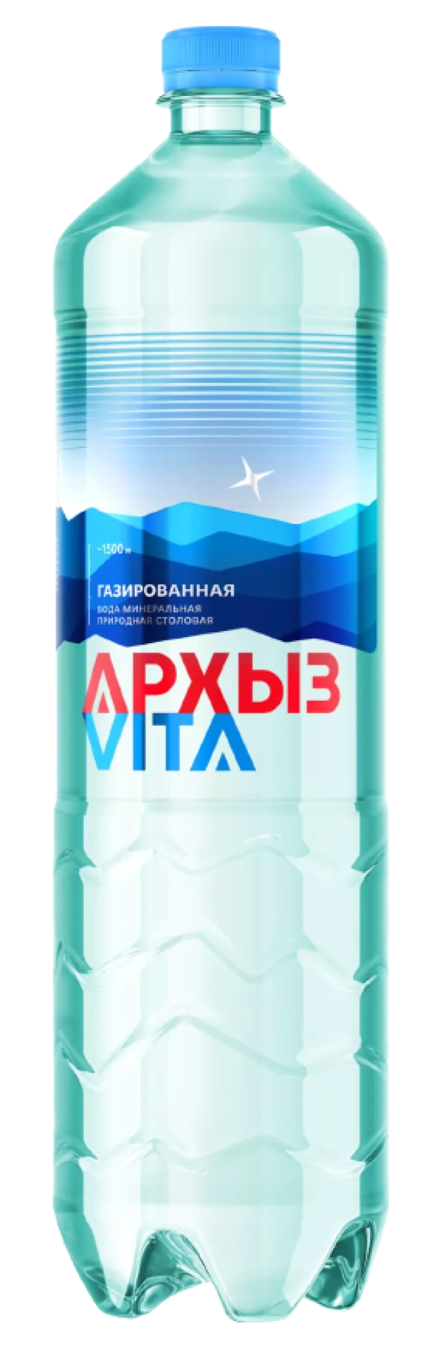 Вода "Архыз" 1.5 литра газированная (ПЭТ) уп. 6 шт. от магазина Vitarel