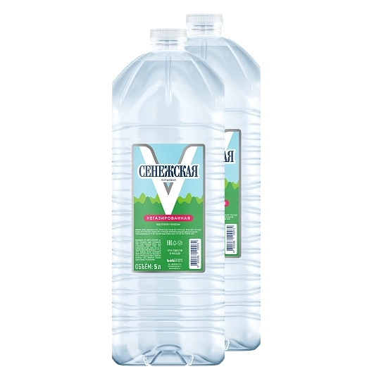 Вода питьевая Сенежская Негазированная 5 литров, 2 шт. от магазина Vitarel