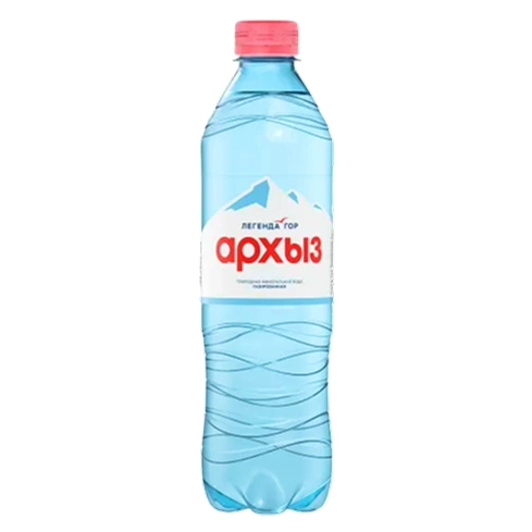Вода "Архыз" 0.5 литра, газ., ПЭТ, 12 шт. в уп от магазина Одежда+
