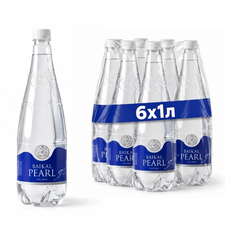 Вода "Baikal Pearl" (Жемчужина Байкала) 1 литр негазированная ПЭТ, 6 шт. в уп. от магазина Vitarel
