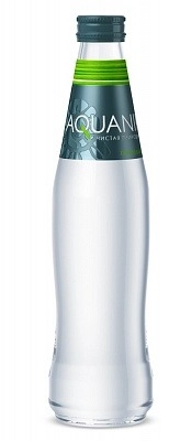 Вода "Акваника" 0.35 литра газированная, стекло, 12 шт. в уп.