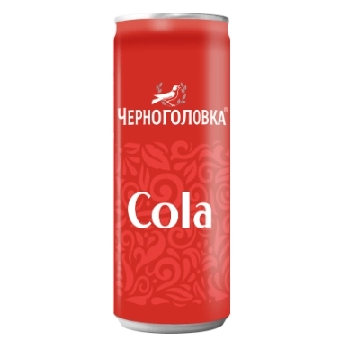 Кола Черноголовка 0.33 литра, газ, ж/б, 12 шт. в уп. от магазина Vitarel